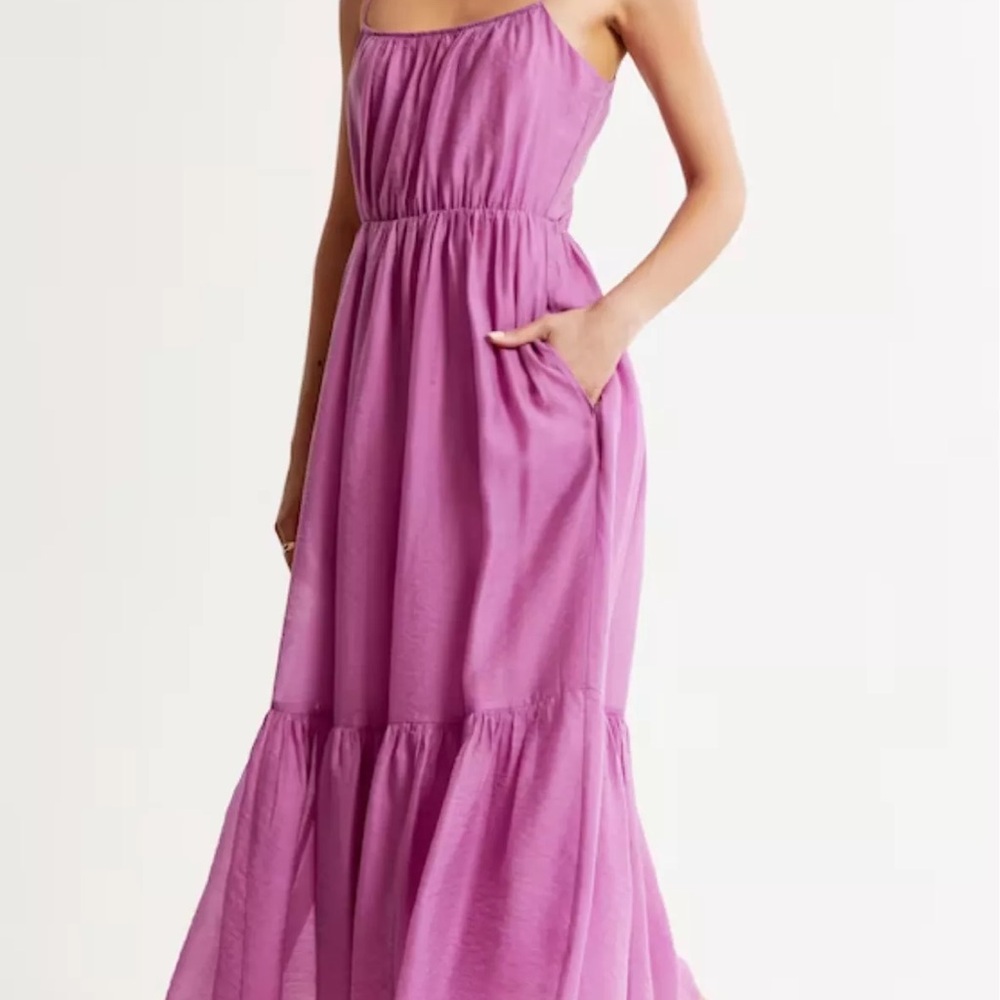 Abercrombie & Fitch Lavender Maxi Dress